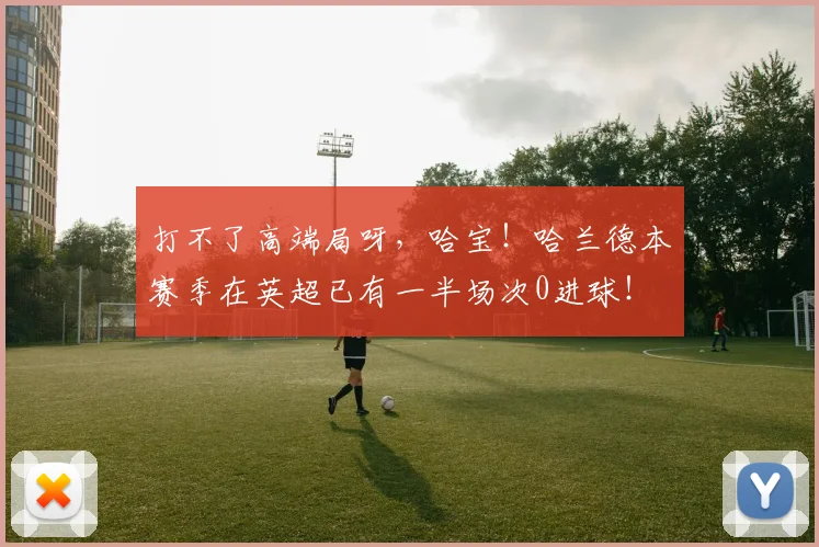 打不了高端局呀，哈宝！哈兰德本赛季在英超已有一半场次0进球！