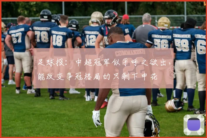 足球报：中超冠军似乎呼之欲出，能改变争冠格局的只剩下申花